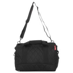 Sac de Voyage Allrounder M Rhombus Black en Toile - Reisenthel