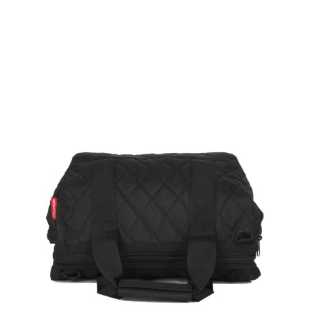 Sac de Voyage Allrounder M Rhombus Black en Toile - Reisenthel