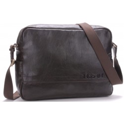 Besace en Cuir Vintage -...