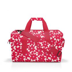 Sac de Voyage Allrounder L Daisy Red en Toile - Reisenthel