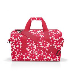 Sac de Voyage Allrounder L Daisy Red en Toile - Reisenthel