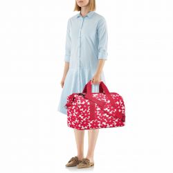 Sac de Voyage Allrounder L Daisy Red en Toile - Reisenthel