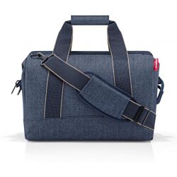 Sac de Voyage Allrounder L Herringbone Dark Blue en Toile 