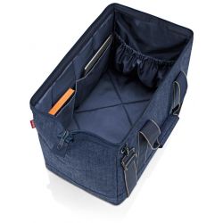 Sac de Voyage Allrounder L Herringbone Dark Blue en Toile 