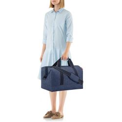 Sac de Voyage Allrounder L Herringbone Dark Blue en Toile 