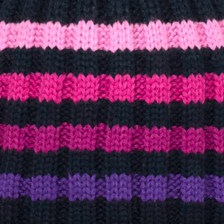 Bonnet Enfants Elephantini 3 Pompons -Purple - Cabaia