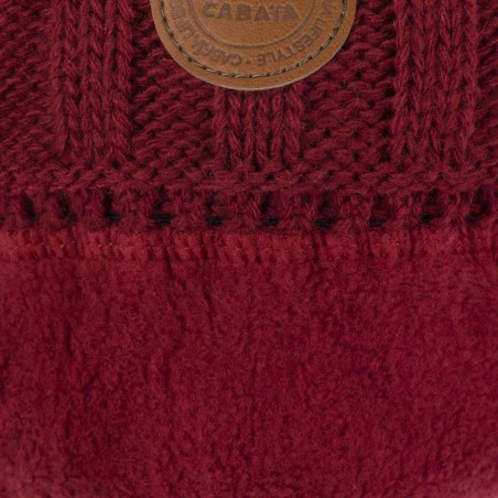 Bonnet 3 Pompons Kir Royal Polaire - Cabaia