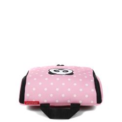 Trousse de Toilette Toiletbag Panda Dots Pink en Toile - Reisenthel