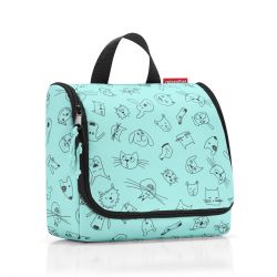 Trousse de Toilette Toiletbag Kids ABC Friends Blue en Toile - Reisenthel