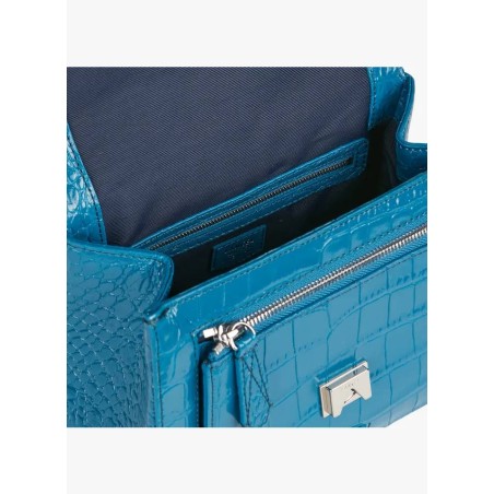 Sac Bandoulière Rabat M Ninon en Cuir Croco - Lancel