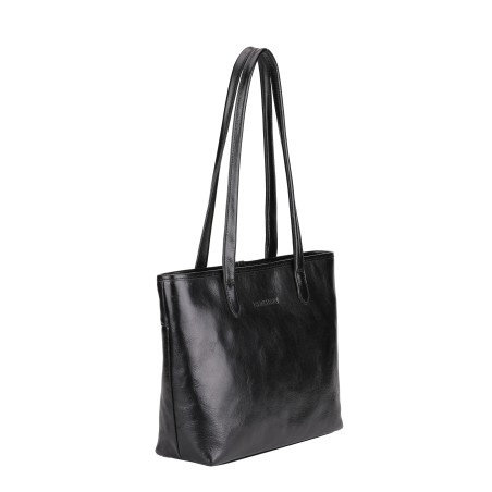 Moyen sac shopping Edith en cuir