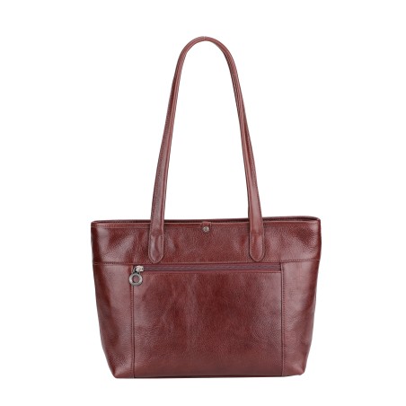 Moyen sac shopping Edith en cuir