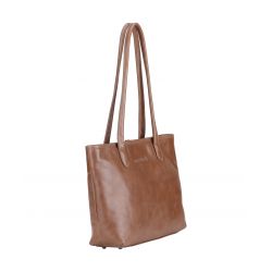Moyen sac shopping Edith en cuir