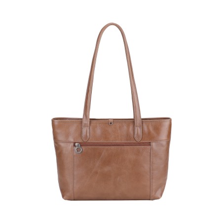Moyen sac shopping Edith en cuir