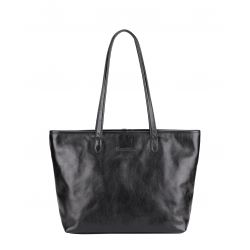 Grand sac shopping Edith en cuir