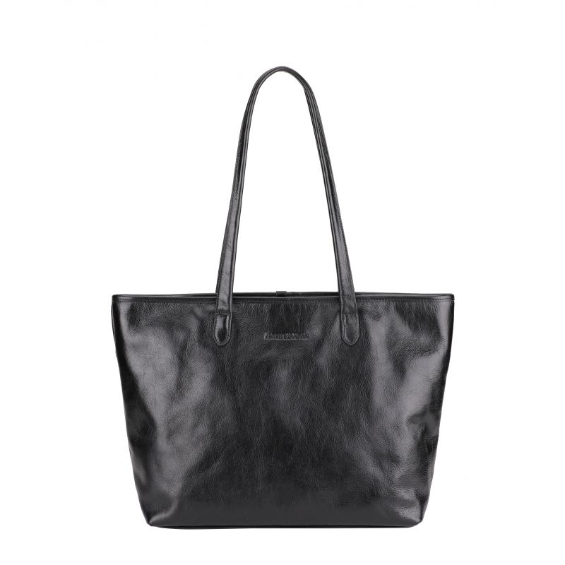 Grand sac shopping Edith en cuir