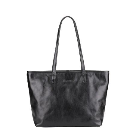 Grand sac shopping Edith en cuir