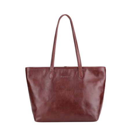 Grand sac shopping Edith en cuir