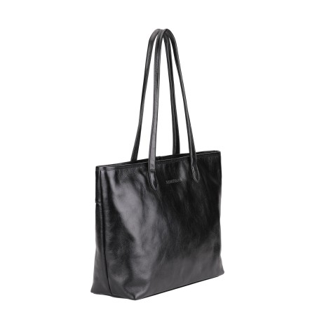 Grand sac shopping Edith en cuir