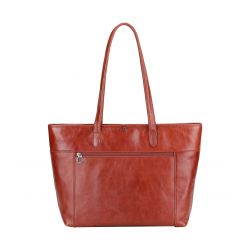 Grand sac shopping Edith en cuir