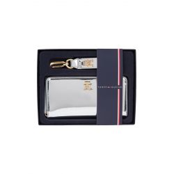 Coffret Iconic Porte-Clés + Portefeuille en Synthétique - Tommy Hilfiger