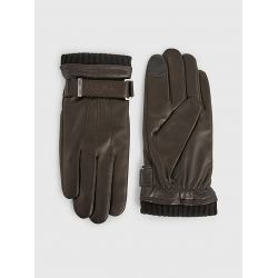 Gants cuir Henri Cognac Homme - Maroquinerie en ligne