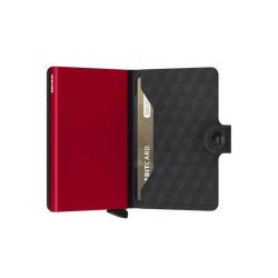 MiniWallet Optical en Cuir Texturé - Secrid