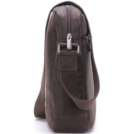 Besace Zippée en Cuir Vachette - Arthur & Aston