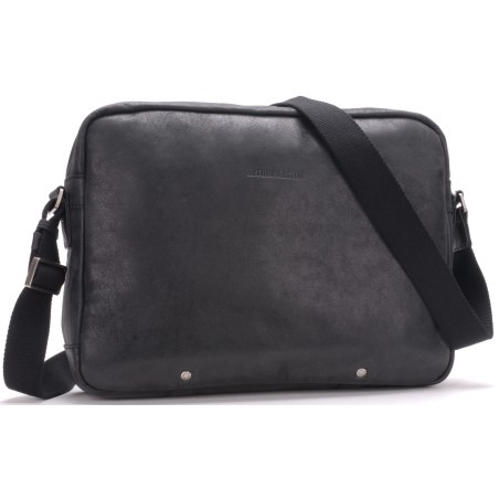 Besace Zippée en Cuir Vachette - Arthur & Aston