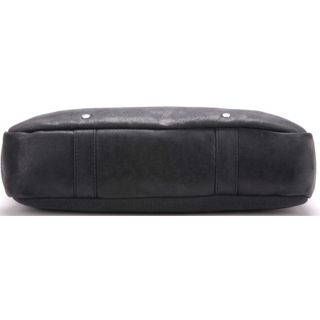 Besace Zippée en Cuir Vachette - Arthur & Aston