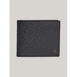 Portefeuille TH Monogram en Cuir