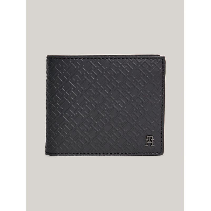 Portefeuille TH Monogram en Cuir Portefeuille TH Monogram en Cuir