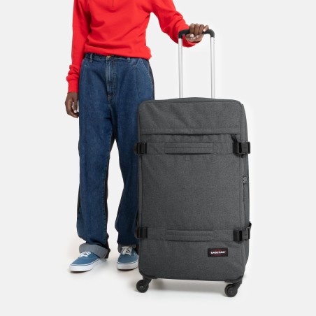 Valise 75cm Transit'R 4 L en Toile -Black Denim