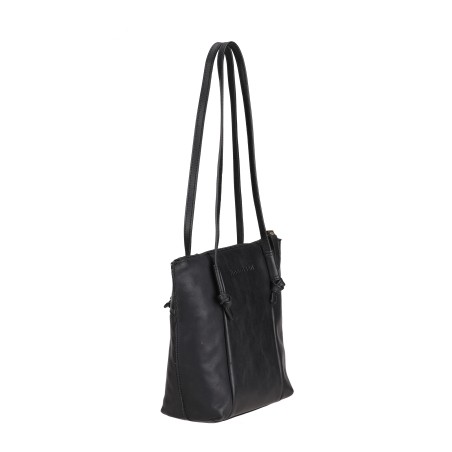 Sac shopping S en cuir