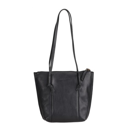 Sac shopping S en cuir