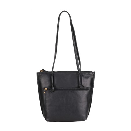 Sac shopping S en cuir