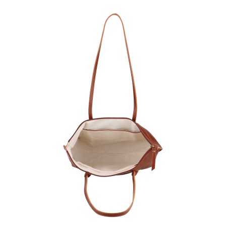 Sac shopping M en cuir