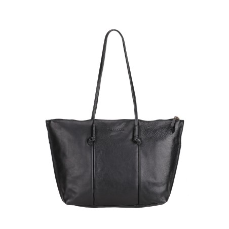 Sac shopping L en cuir