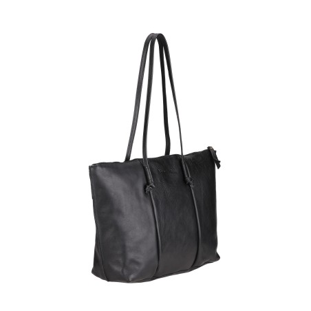 Sac shopping L en cuir