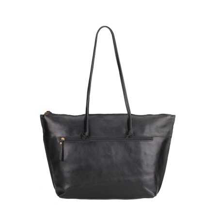 Sac shopping L en cuir