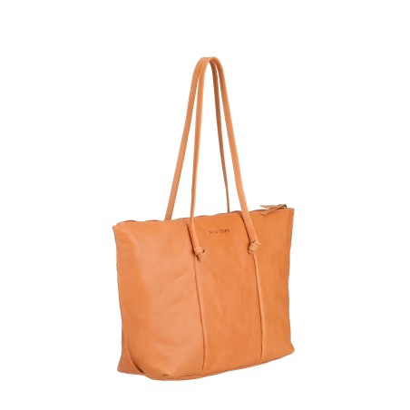 Sac shopping L en cuir