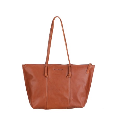 Sac shopping L en cuir