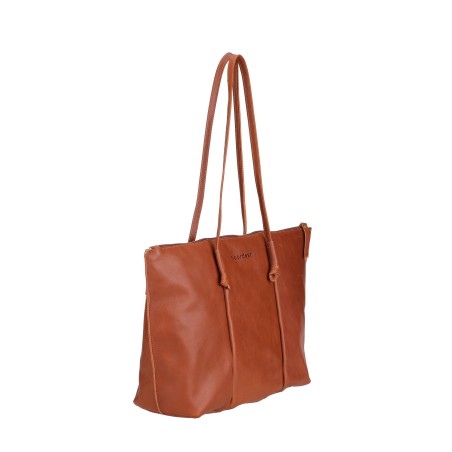 Sac shopping L en cuir