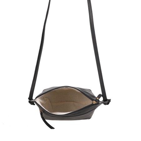 Sac bandoulière M en cuir