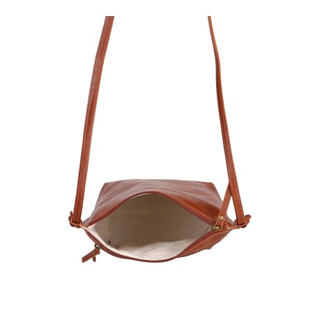Sac bandoulière M en cuir