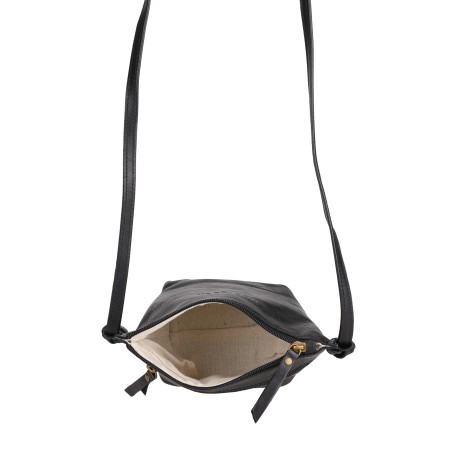 Sac bandoulière S en cuir