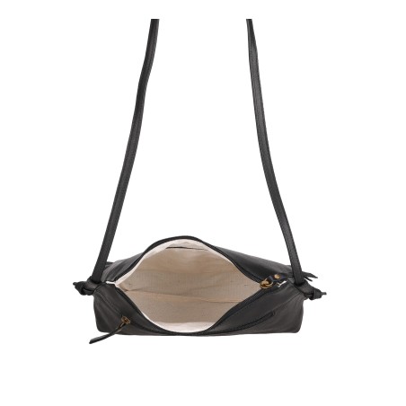 Sac bandoulière M en cuir