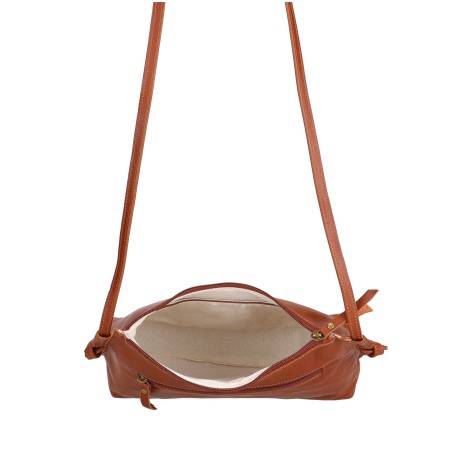 Sac bandoulière M en cuir