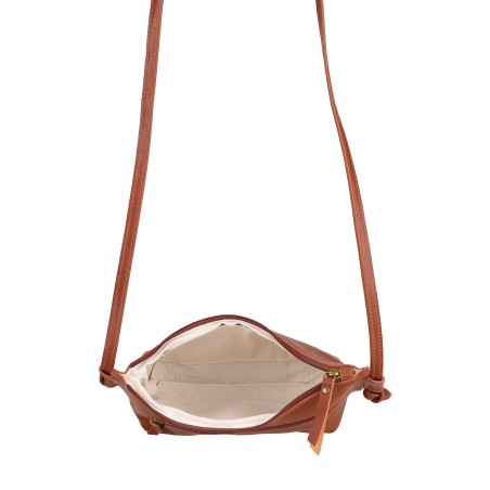 Sac bandoulière S en cuir