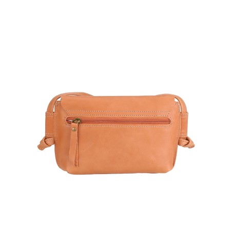 Sac bandoulière rabat S en cuir